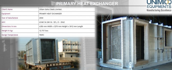 PRIMARY HEAT EXCHANGER